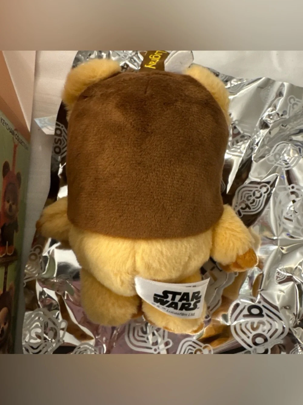 Star Wars Ewok Cosbi Plush Keychain Disney Logray NEW